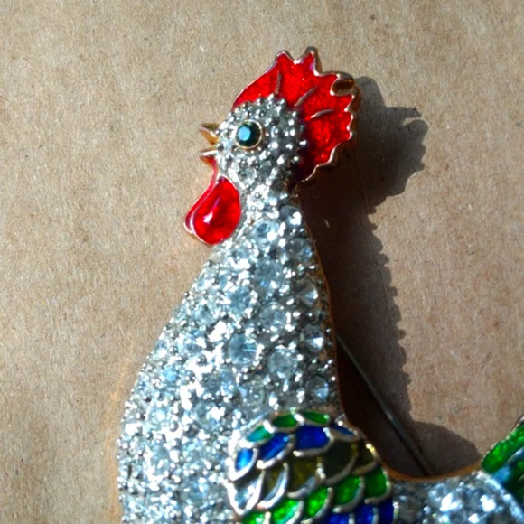 Vintage Strutting Cockerell Brooch 🖤 - Picture 5 of 8